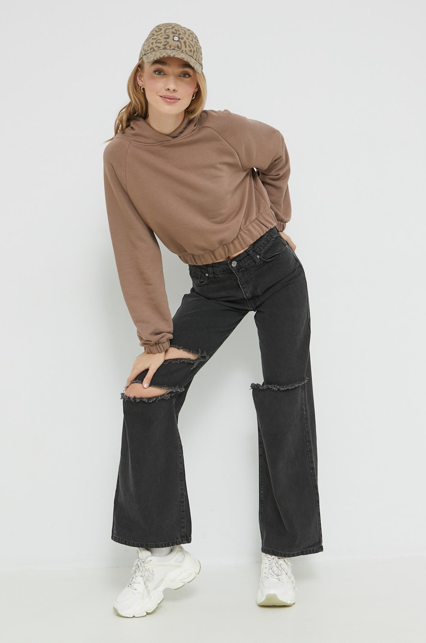 

Кофта Cross Jeans жіноча колір бежевий однотонна