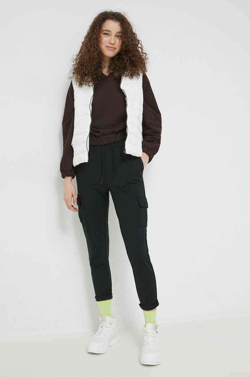 

Кофта Cross Jeans жіноча колір коричневий однотонна