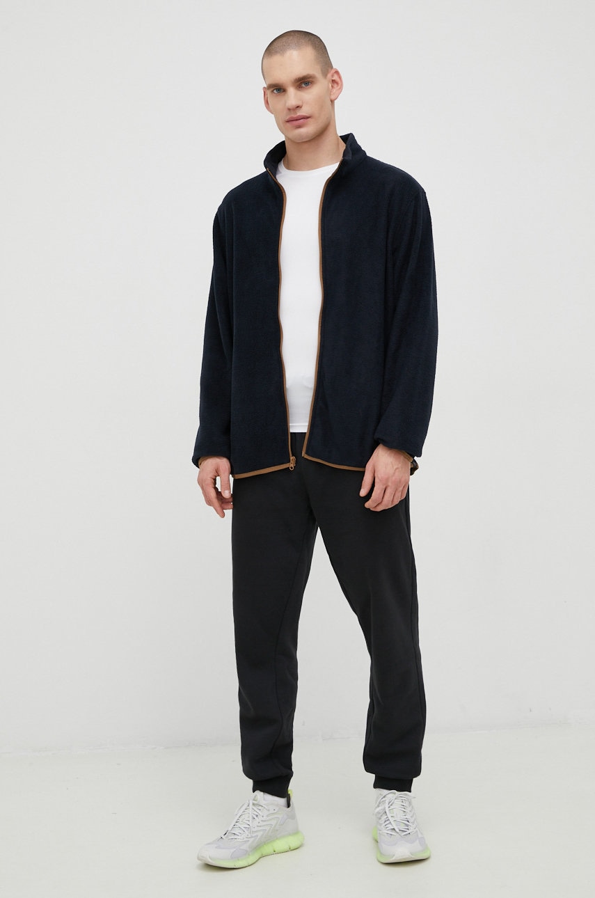 

Кофта Wrangler Atg мужская цвет синий однотонная