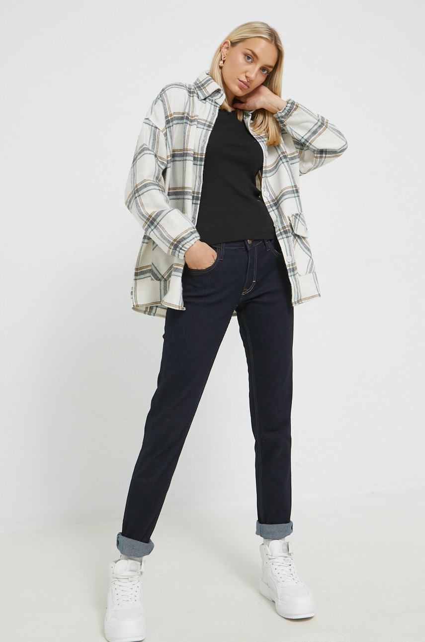 

Лонгслив Cross Jeans женский цвет чёрный