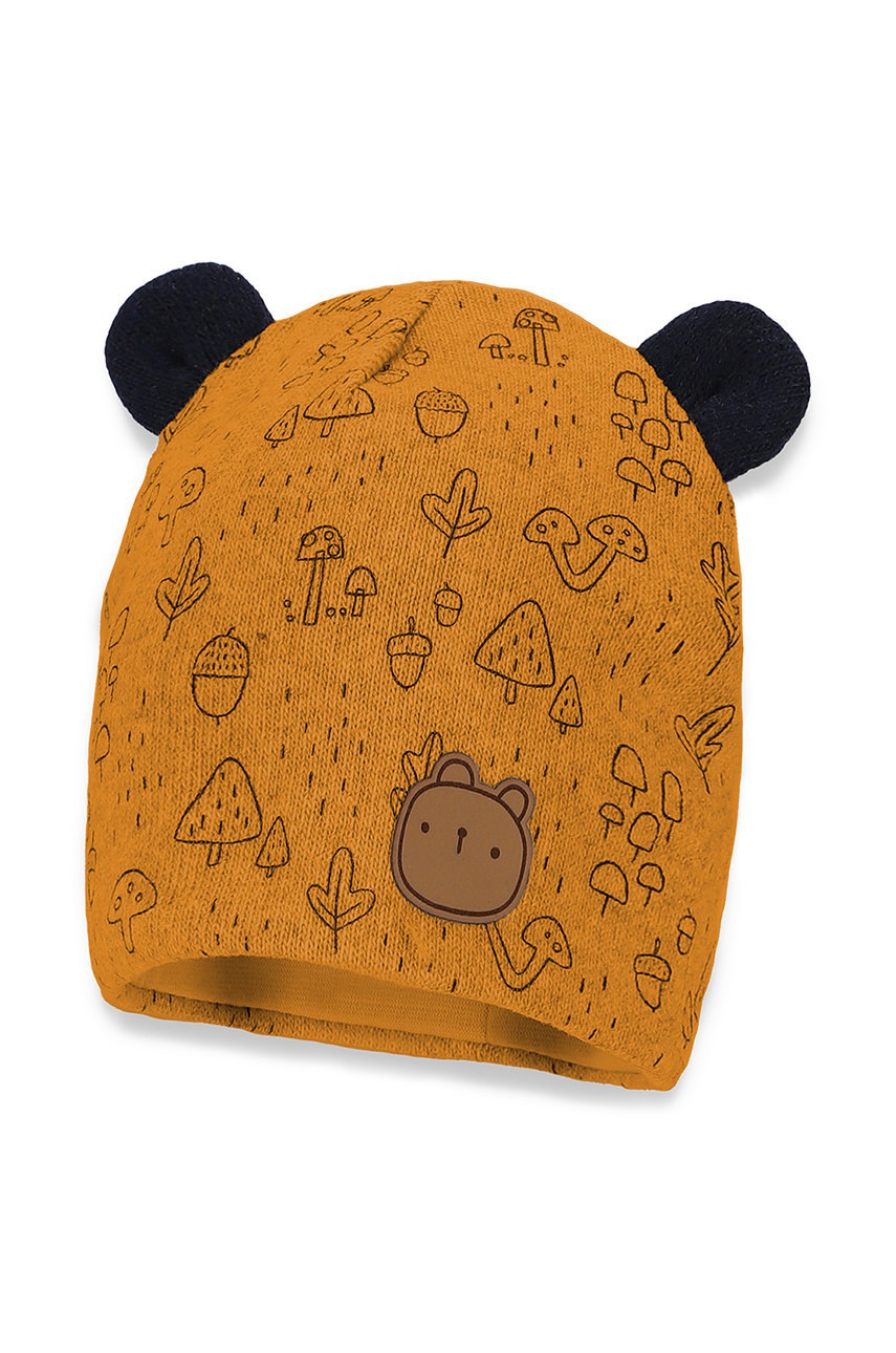 

Детска шапка Broel Krystian в жълто, Жълт