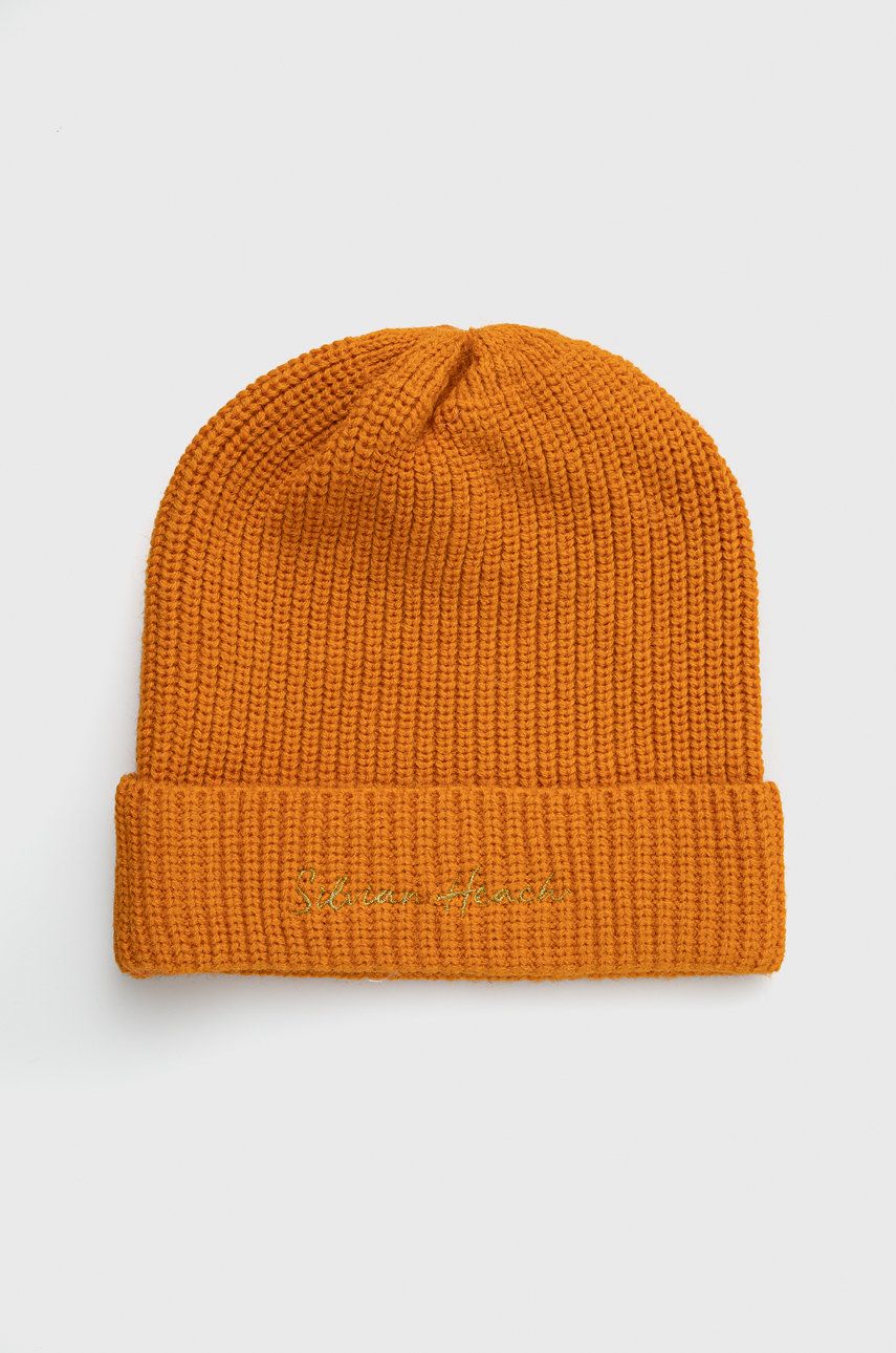 Silvian Heach czapka kolor pomarańczowy