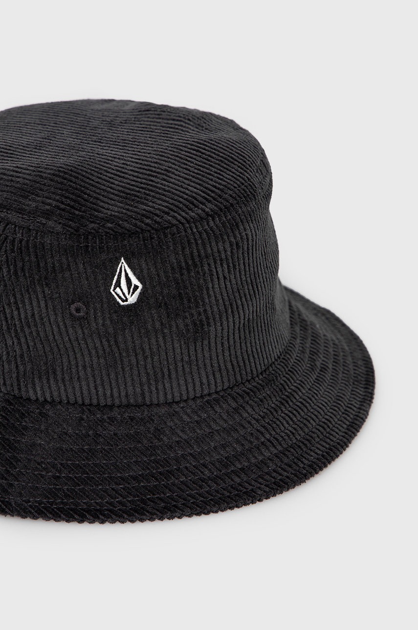 

Бавовняний капелюх Volcom колір чорний з бавовни