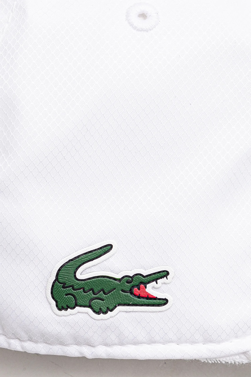 Кепка Lacoste цвет белый однотонная RK2662 Кепка Lacoste цвет белый однотонная RK2662