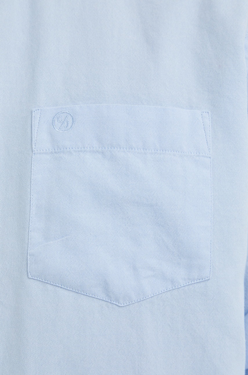 

Хлопковая рубашка Cross Jeans мужская regular воротник button-down