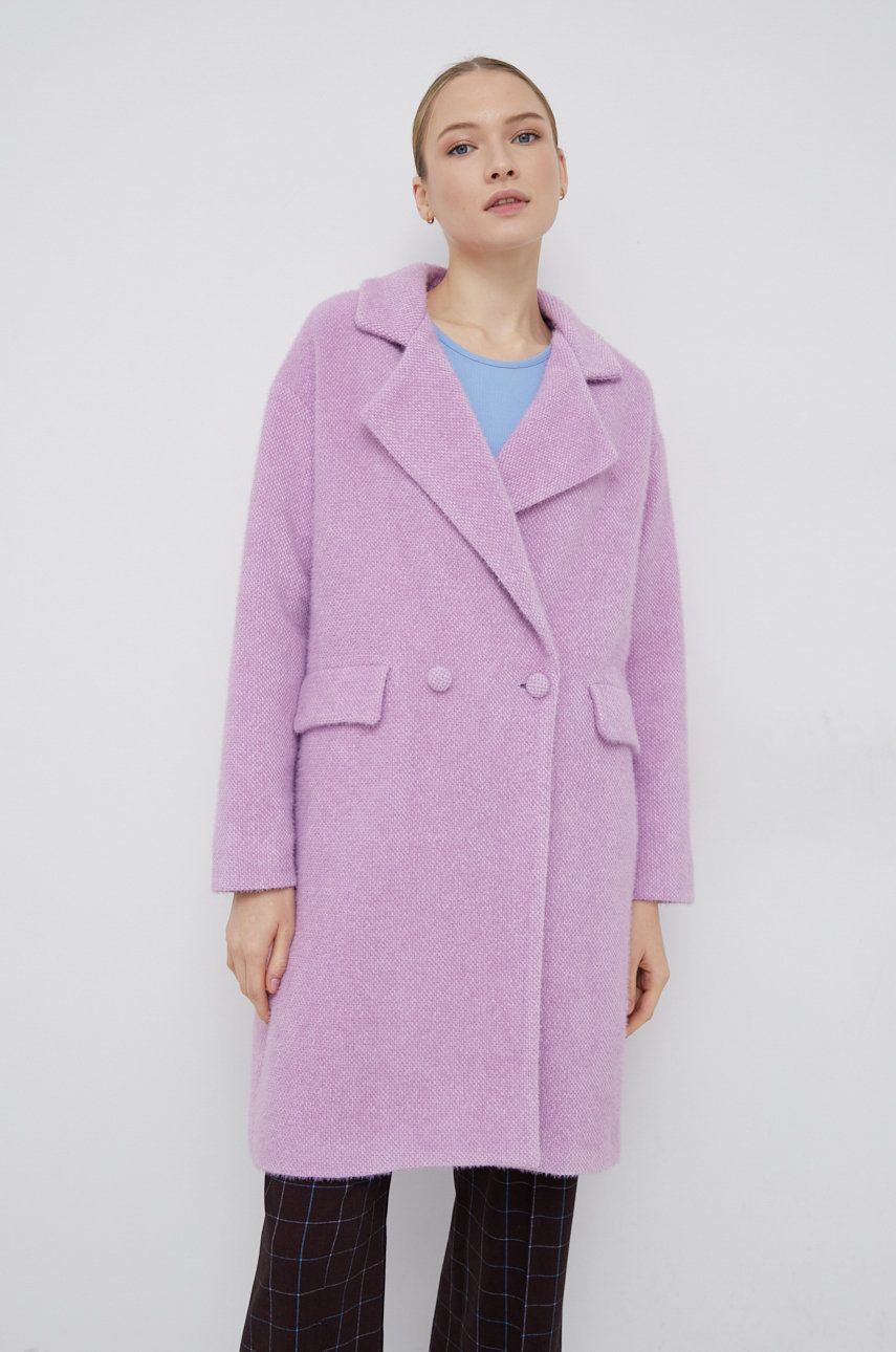 XT Studio palton femei, culoarea roz, de tranzitie answear.ro imagine noua
