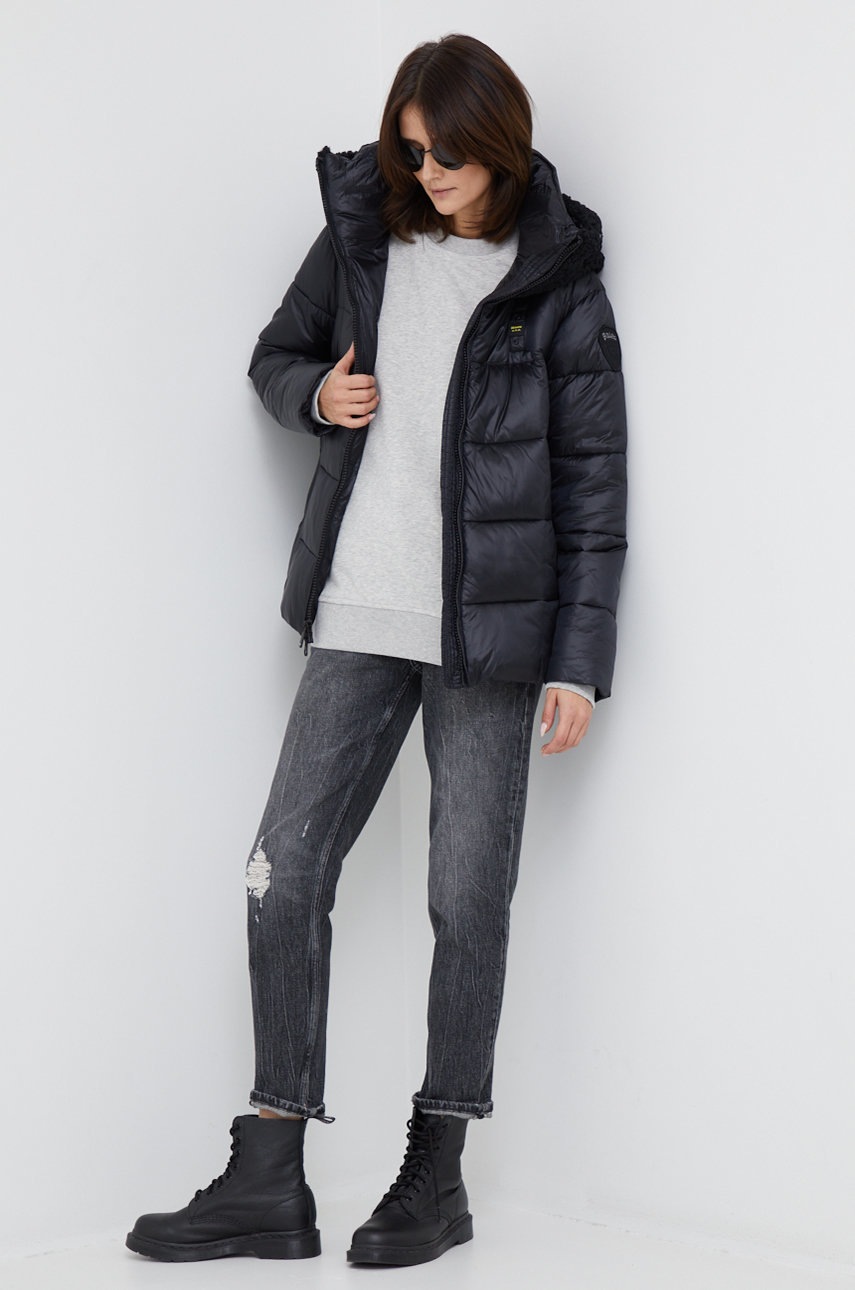 

Куртка Blauer женская цвет чёрный зимняя
