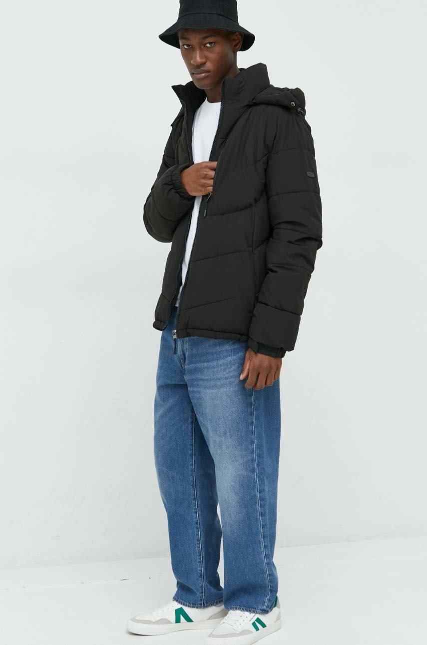 

Куртка Cross Jeans мужская цвет чёрный зимняя