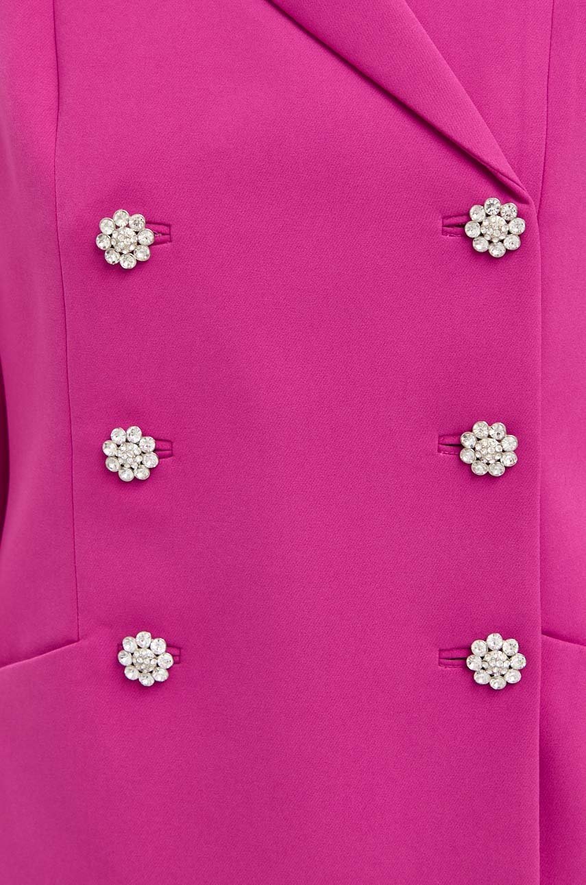 Σακάκι Custommade Finja χρώμα: ροζ φωτογραφία