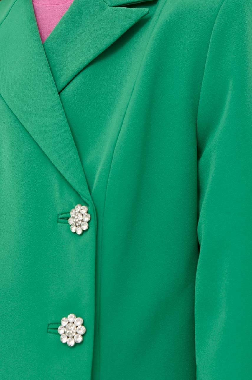 Σακάκι Custommade Finja χρώμα: πράσινο φωτογραφία