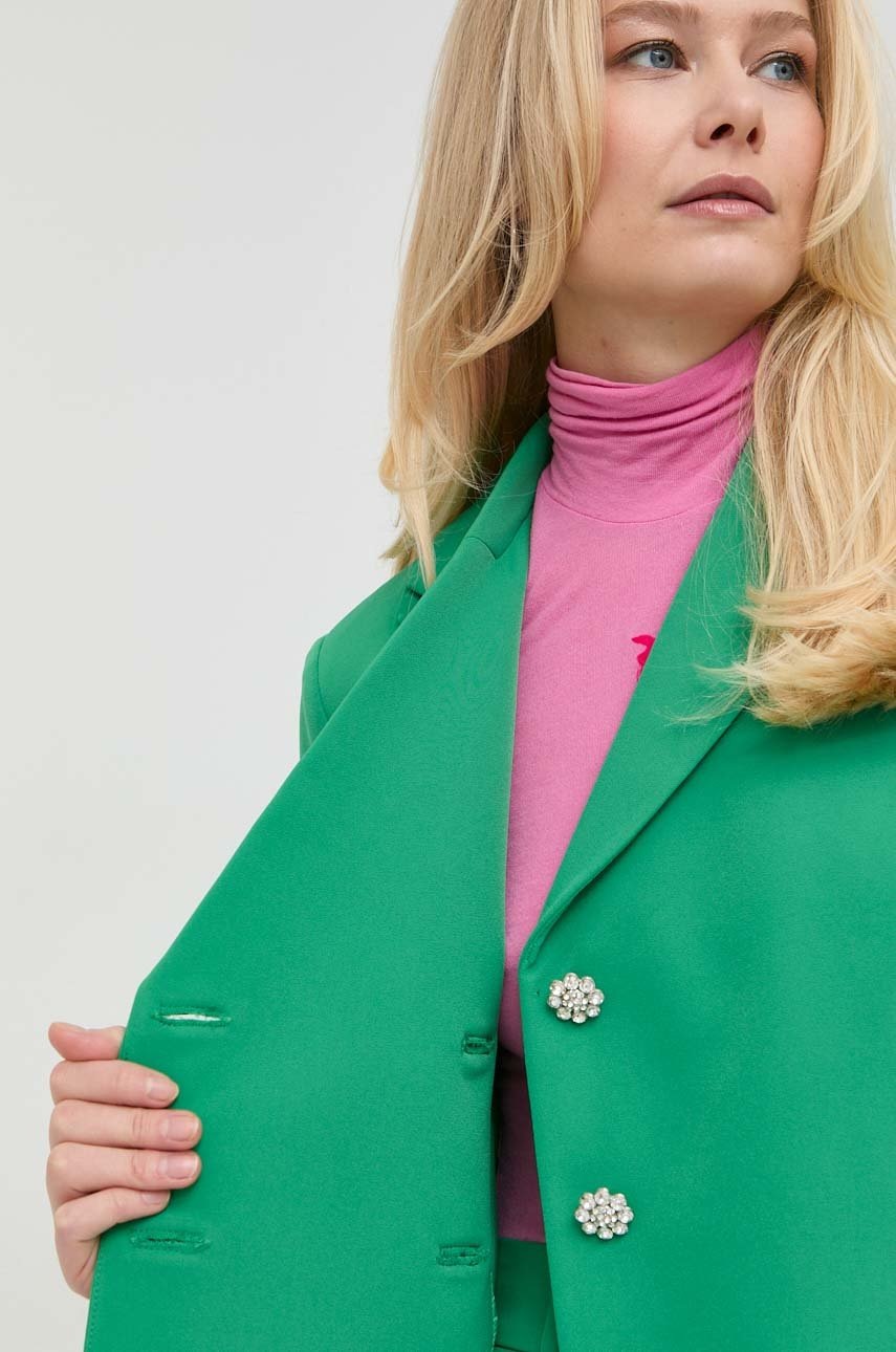 Σακάκι Custommade Finja χρώμα: πράσινο φωτογραφία