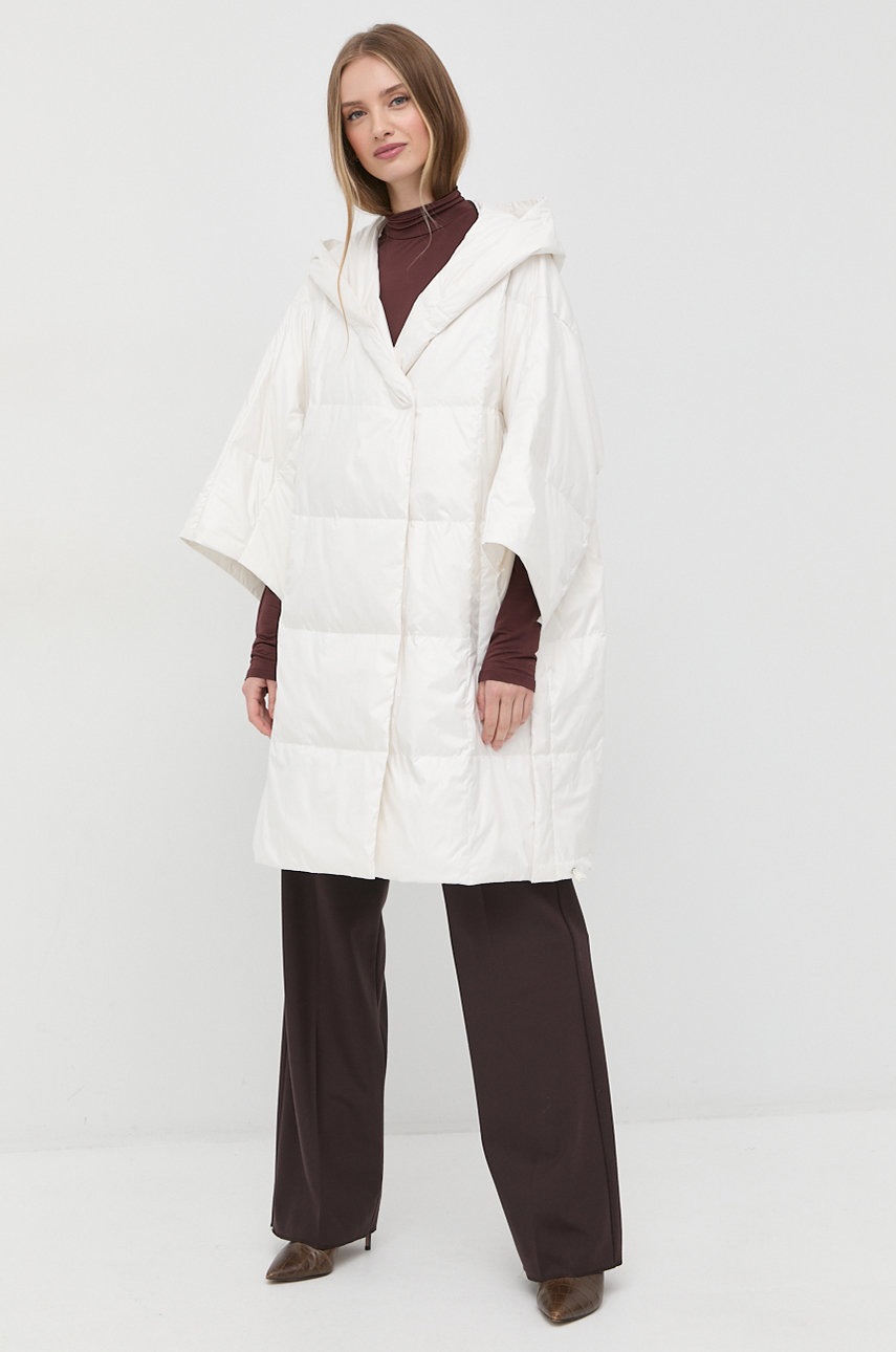 

Пуховая куртка Liviana Conti женская цвет белый переходная oversize