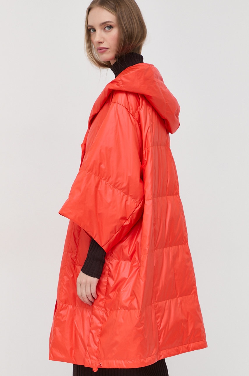 

Пуховая куртка Liviana Conti женская цвет оранжевый переходная oversize
