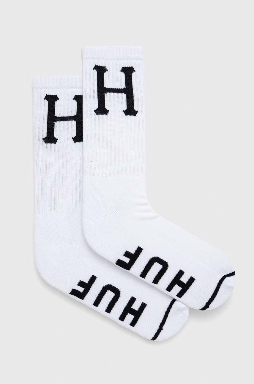 

Чорапи HUF в бяло, Бял