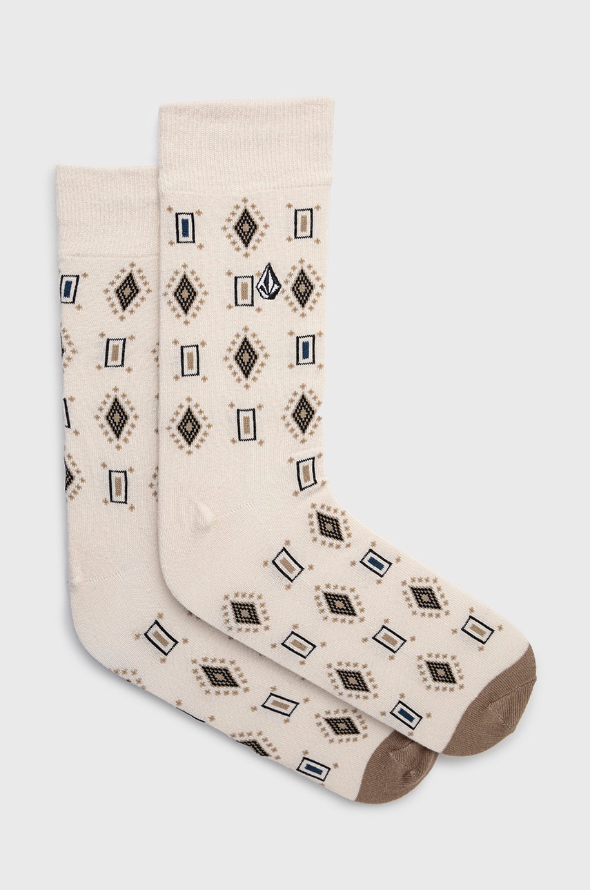 

Чорапи Volcom в бежово, Бежов