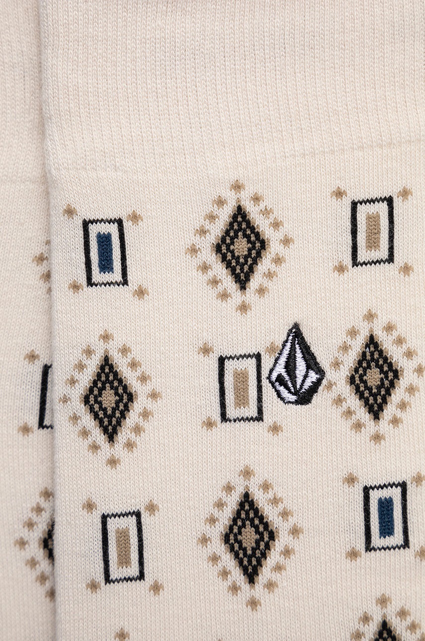 

Носки Volcom мужские цвет бежевый