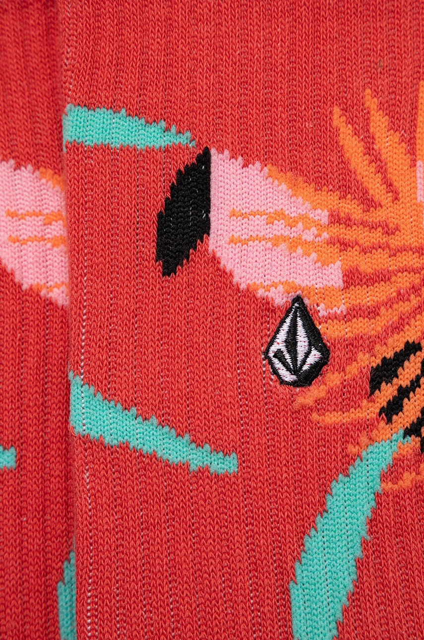 

Шкарпетки Volcom чоловічі колір рожевий