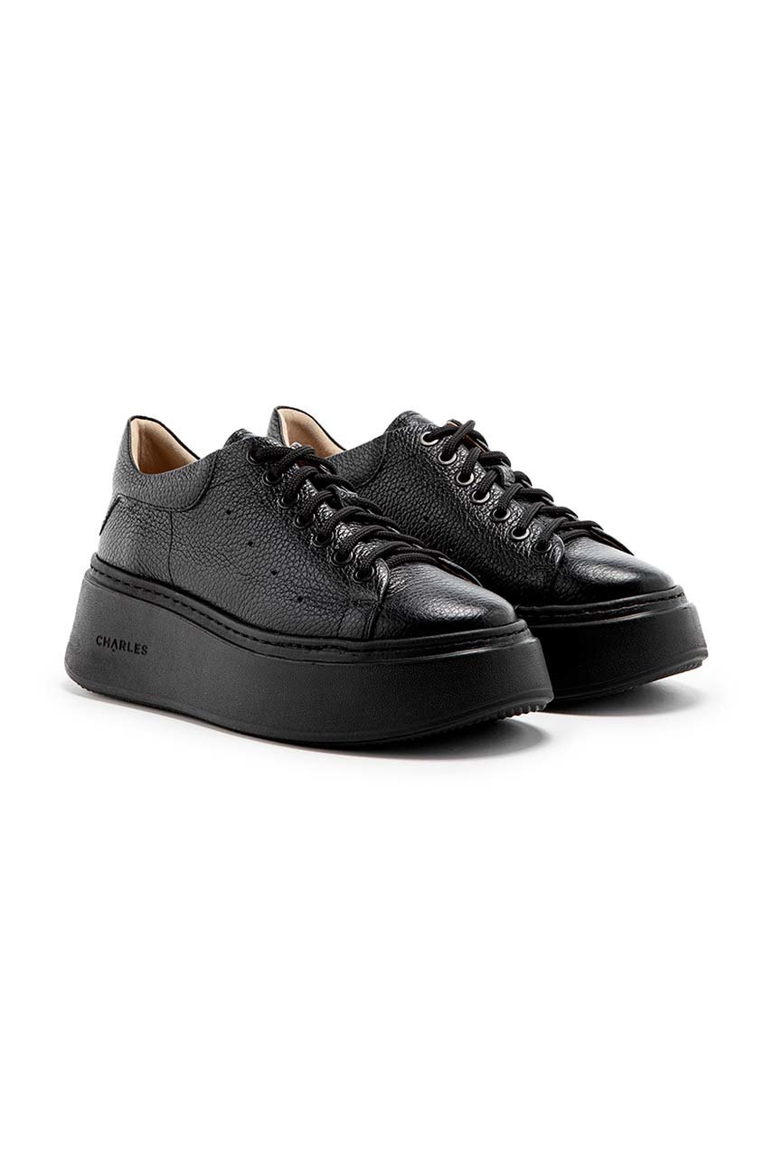 

Кожаные кроссовки Charles Footwear цвет чёрный