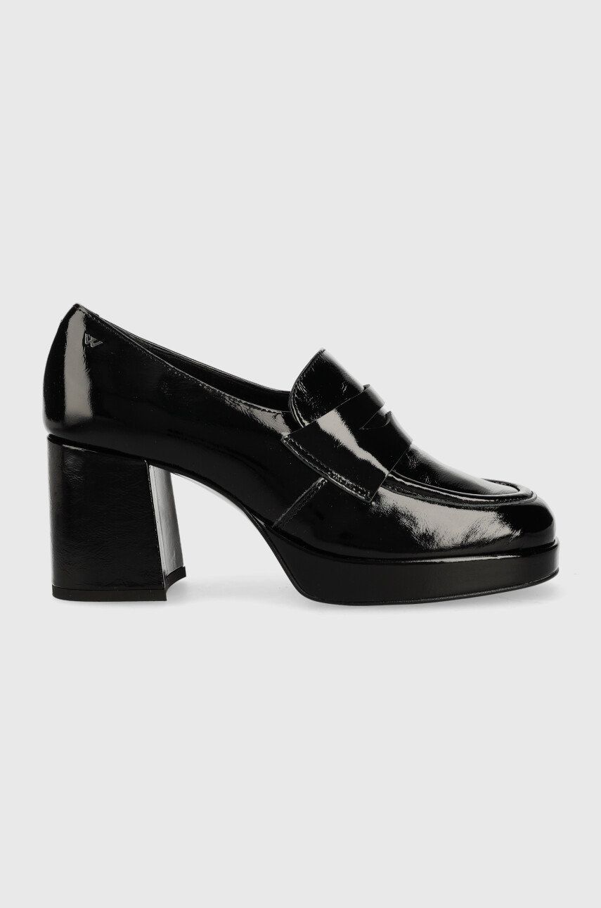 Wojas pantofi de piele culoarea negru, cu toc drept Answear 2023-06-07