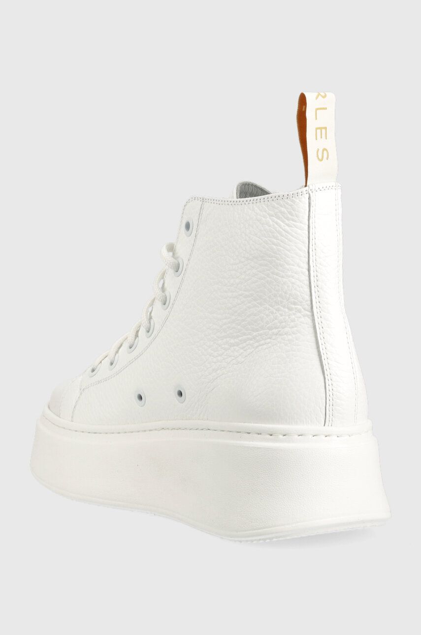 Charles Footwear sneakersy skórzane Lara kolor biały