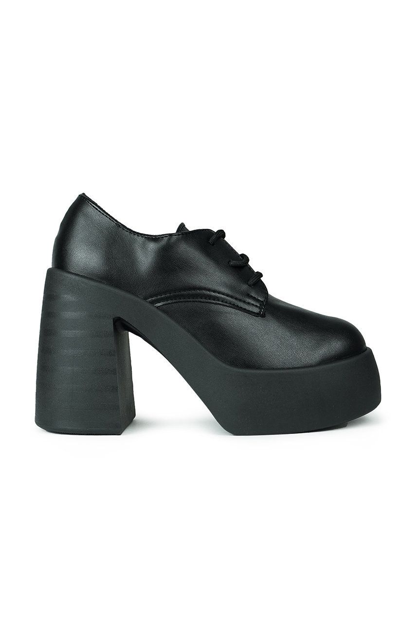 Altercore pumps Adeline femei, culoarea negru, cu toc drept