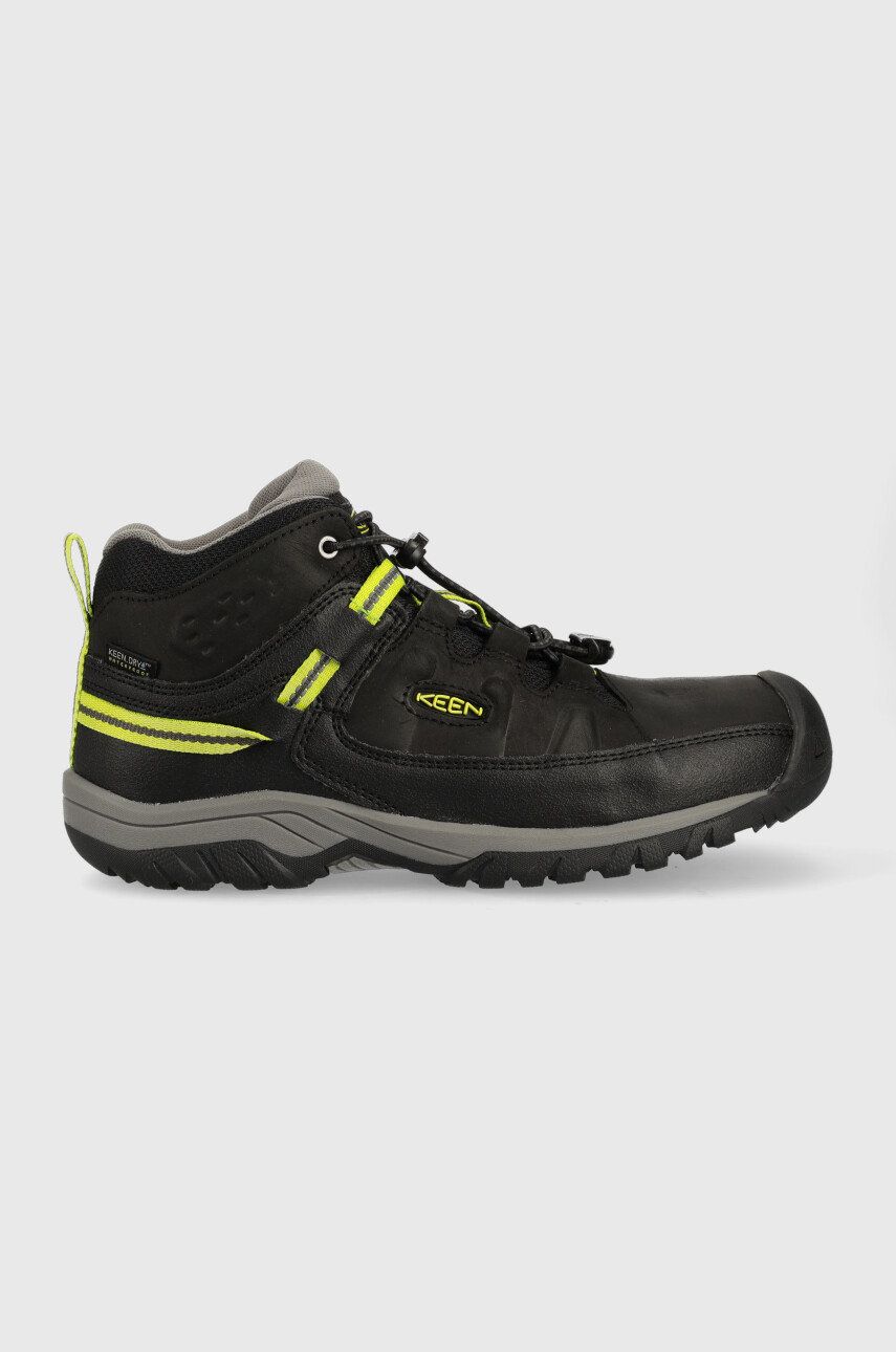 Keen pantofi copii Targhee Mid WP culoarea negru