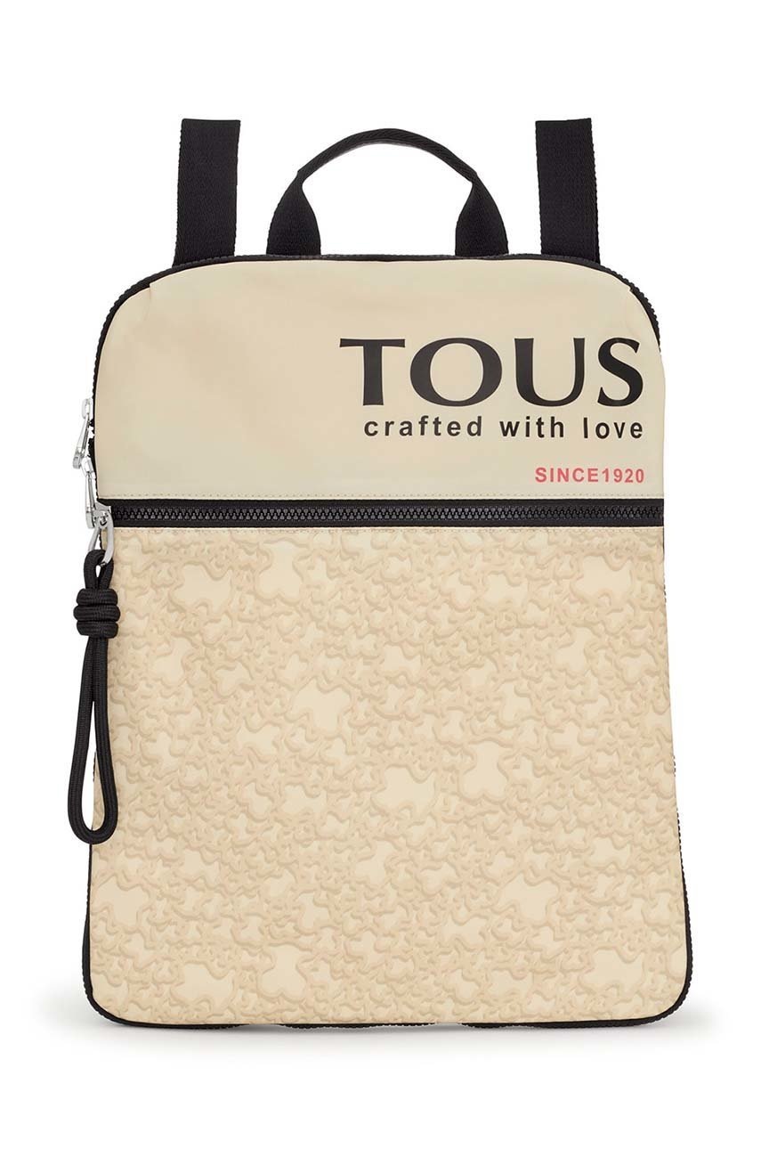 

Раница Tous в бежово голям размер с десен, Бежов