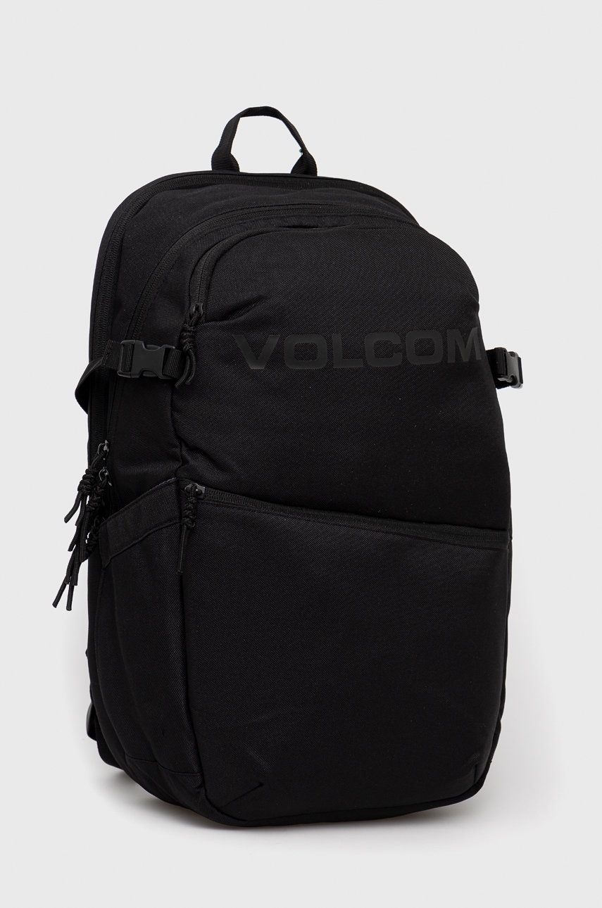 

Рюкзак Volcom мужской цвет чёрный большой с принтом