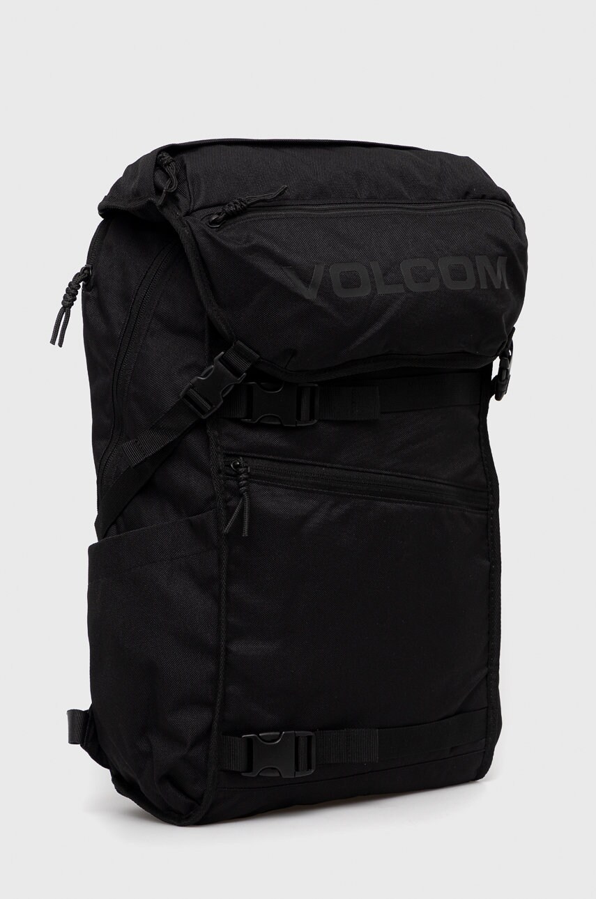 

Рюкзак Volcom мужской цвет чёрный большой с принтом