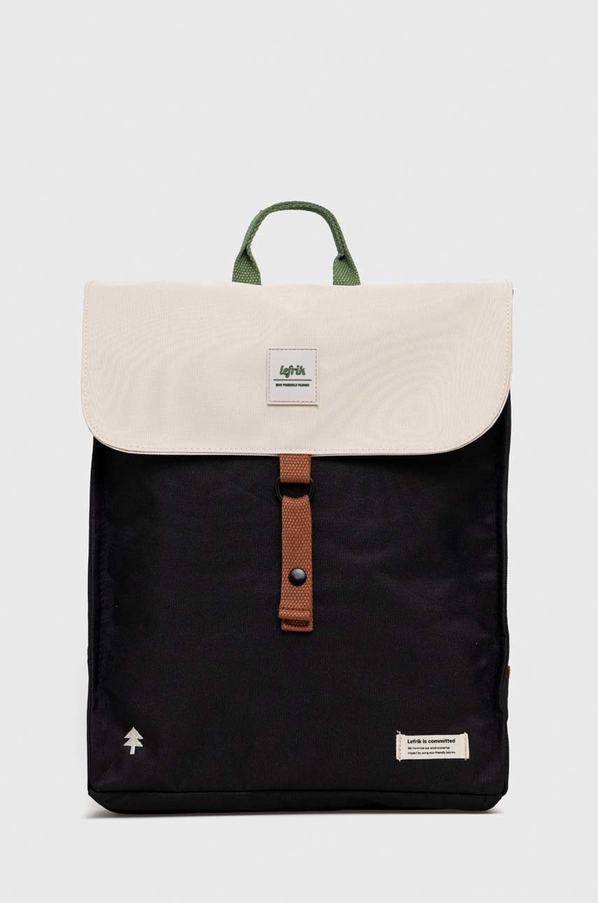 Lefrik rucsac culoarea negru, mare, modelator