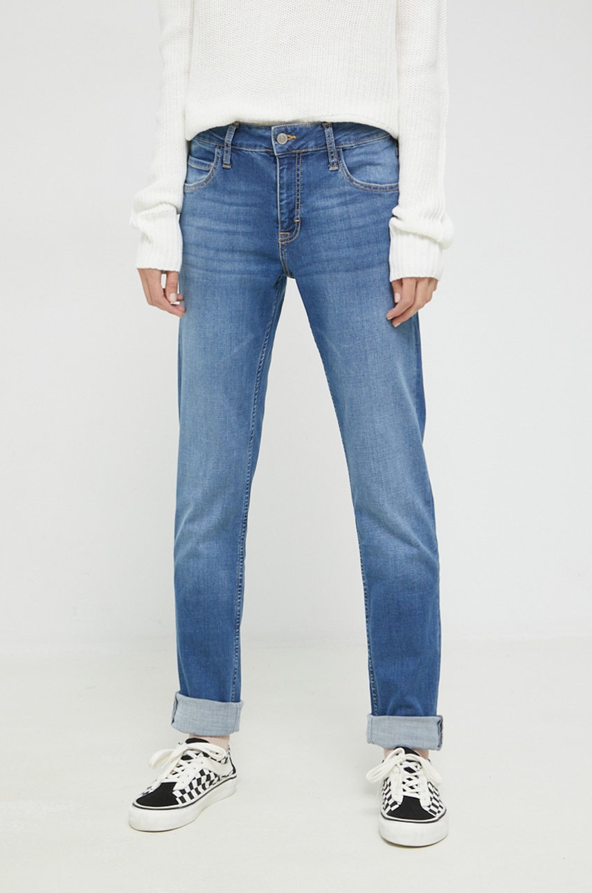 

Дънки Cross Jeans с висока талия, Син