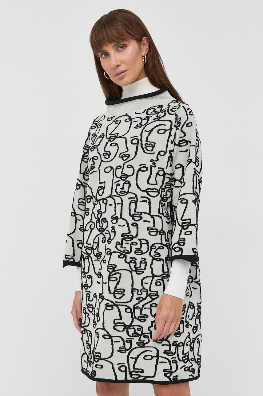 Liviana Conti rochie din lana mini, oversize 2023 ❤️ Pret Super answear imagine noua 2022