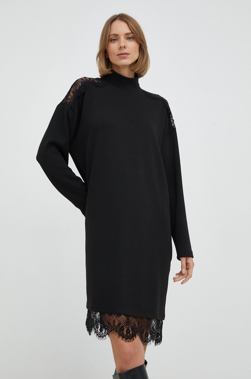 

Платье Nissa цвет чёрный mini oversize