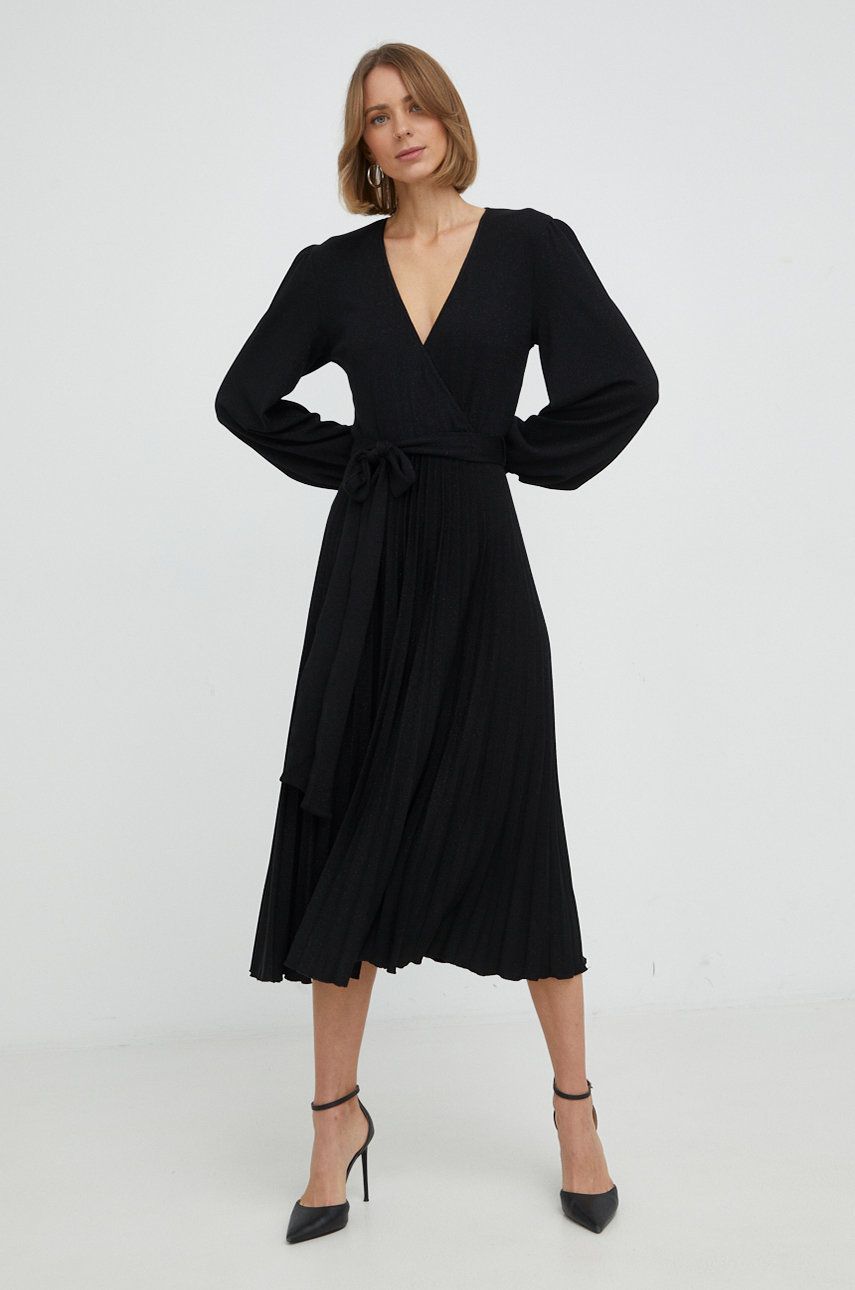 Nissa rochie culoarea negru, mini, evazati 2023 ❤️ Pret Super answear imagine noua 2022