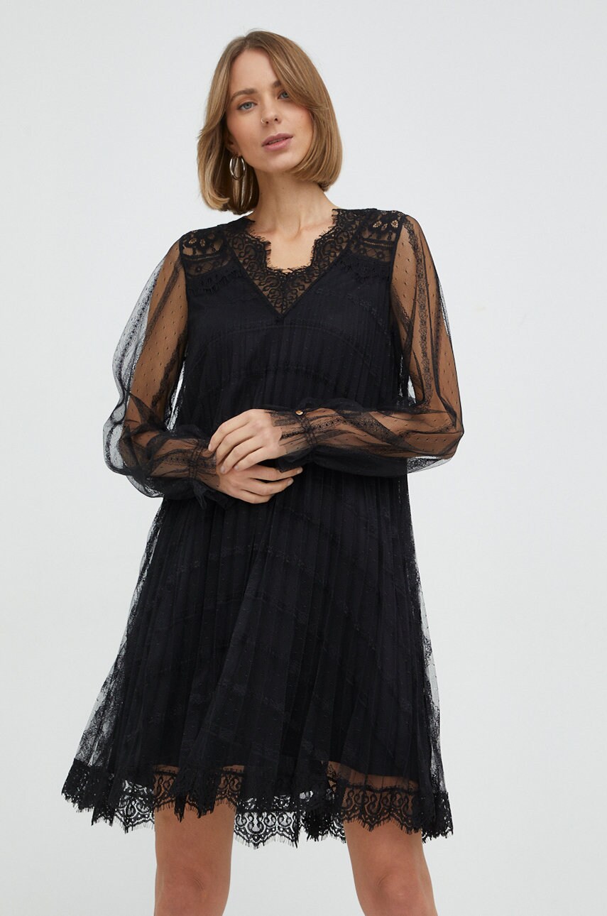 

Платье Nissa цвет чёрный mini oversize