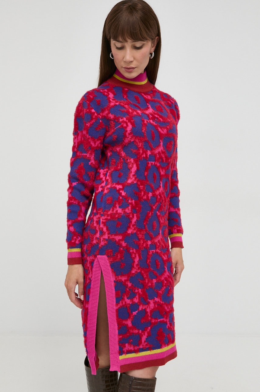 Silvian heach rochie culoarea rosu, mini, drept