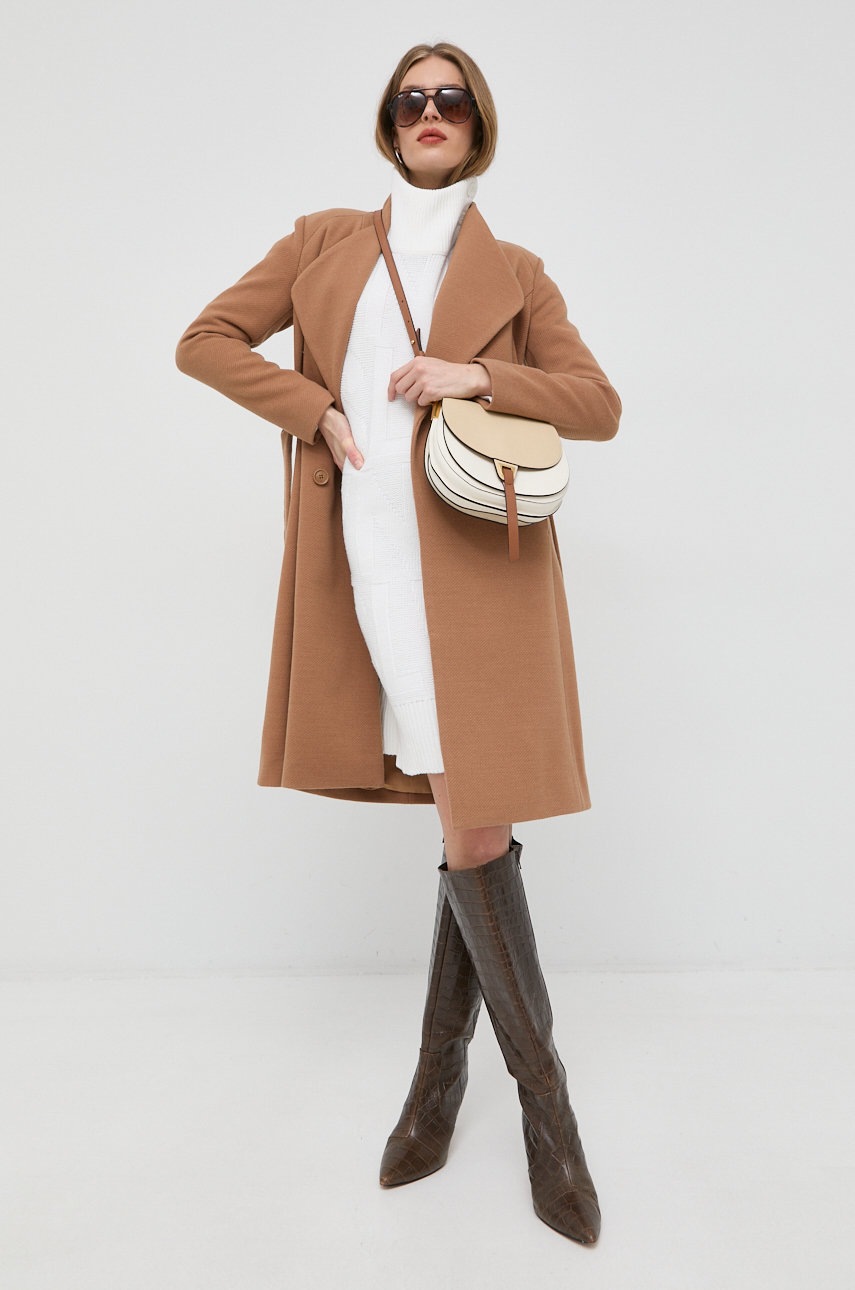 

Платье Silvian Heach цвет бежевый mini oversize