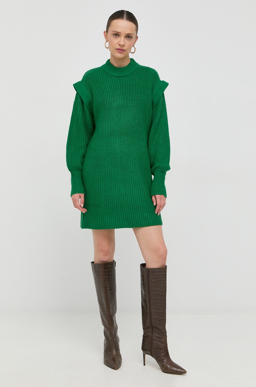 

Сукня Silvian Heach колір зелений midi oversize