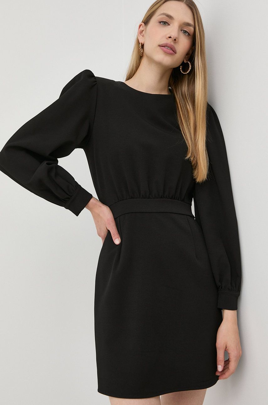 Silvian Heach rochie culoarea negru, mini, drept answear.ro