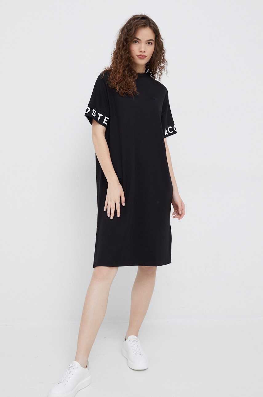 

Платье Lacoste цвет чёрный mini прямая