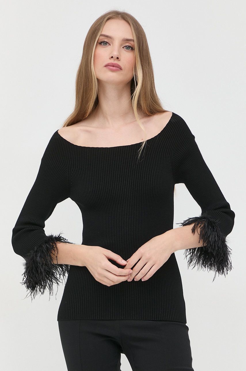 Liviana Conti pulover femei, culoarea negru, light answear.ro imagine noua gjx.ro