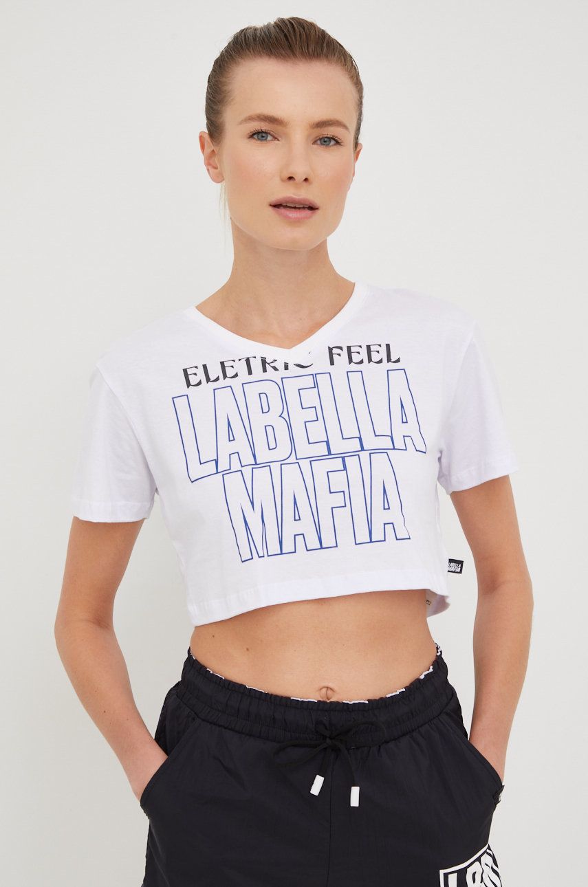 Bavlněné tričko LaBellaMafia - modrá -  Hlavní materiál: 100% Bavlna Jiné materiály: 96% B