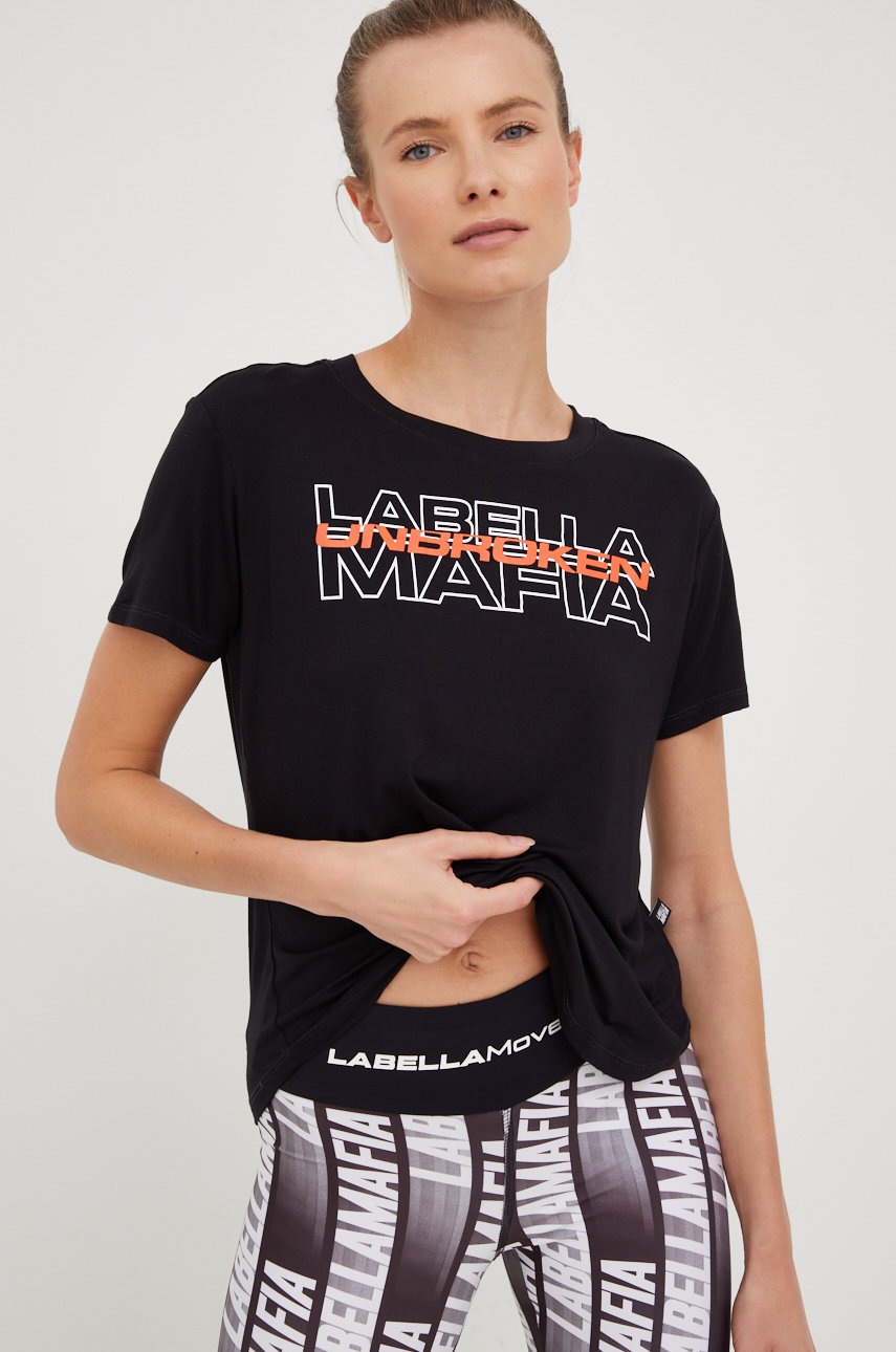 Labellamafia tricou unbroken femei, culoarea negru
