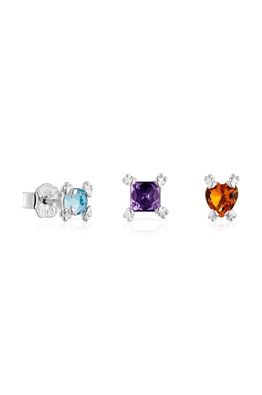 

Серебряные серьги Tous 3 шт