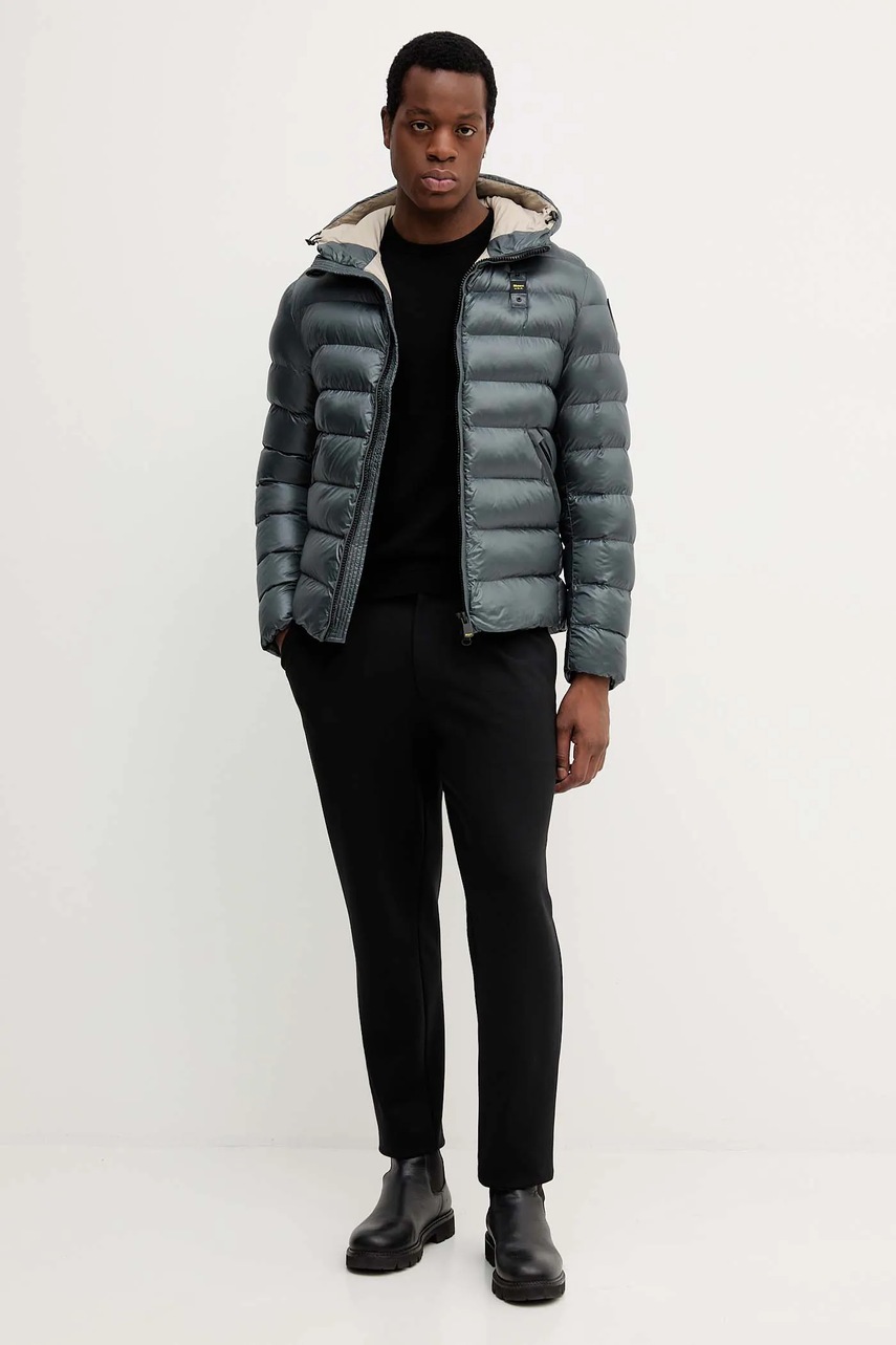 Куртка Blauer цвет синий зимняя BLUC02079