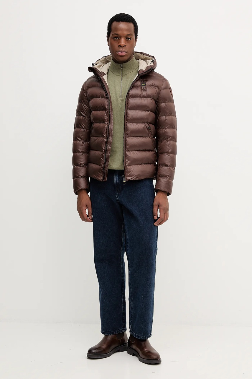 Куртка Blauer цвет синий зимняя BLUC02079