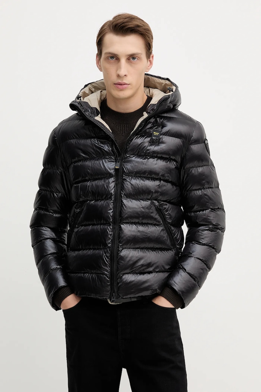 Blauer geaca culoarea negru, de tranzitie