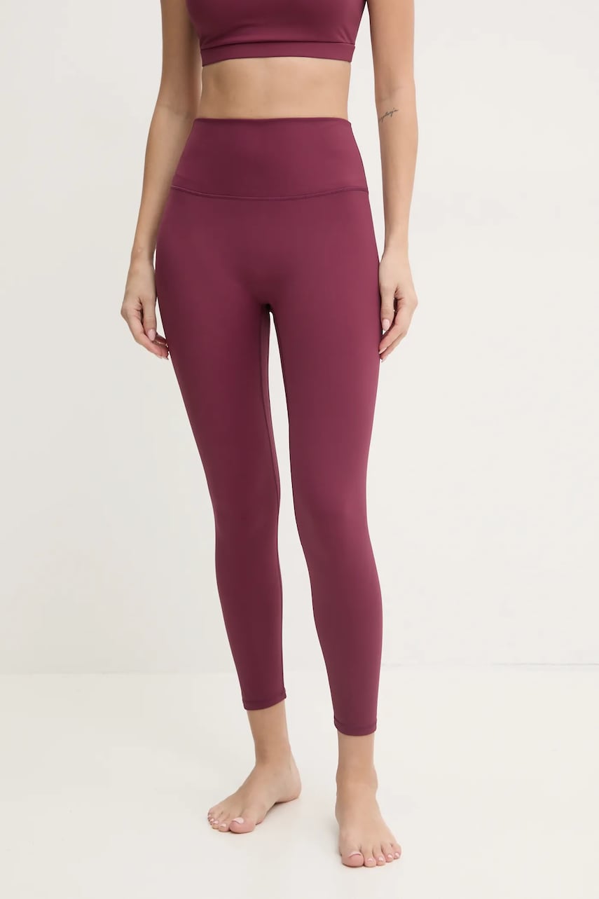 Joy in me jambiere de yoga Oneness Bond culoarea bordo, neted, Oneness Bond 7/8 Joy in me jambiere de yoga Oneness Bond culoarea bordo, neted, Oneness Bond 7/8
