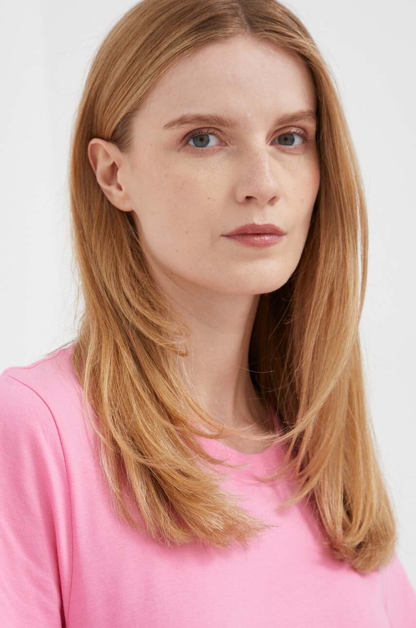 Бавовняна сукня Rich & Royal колір рожевий mini oversize