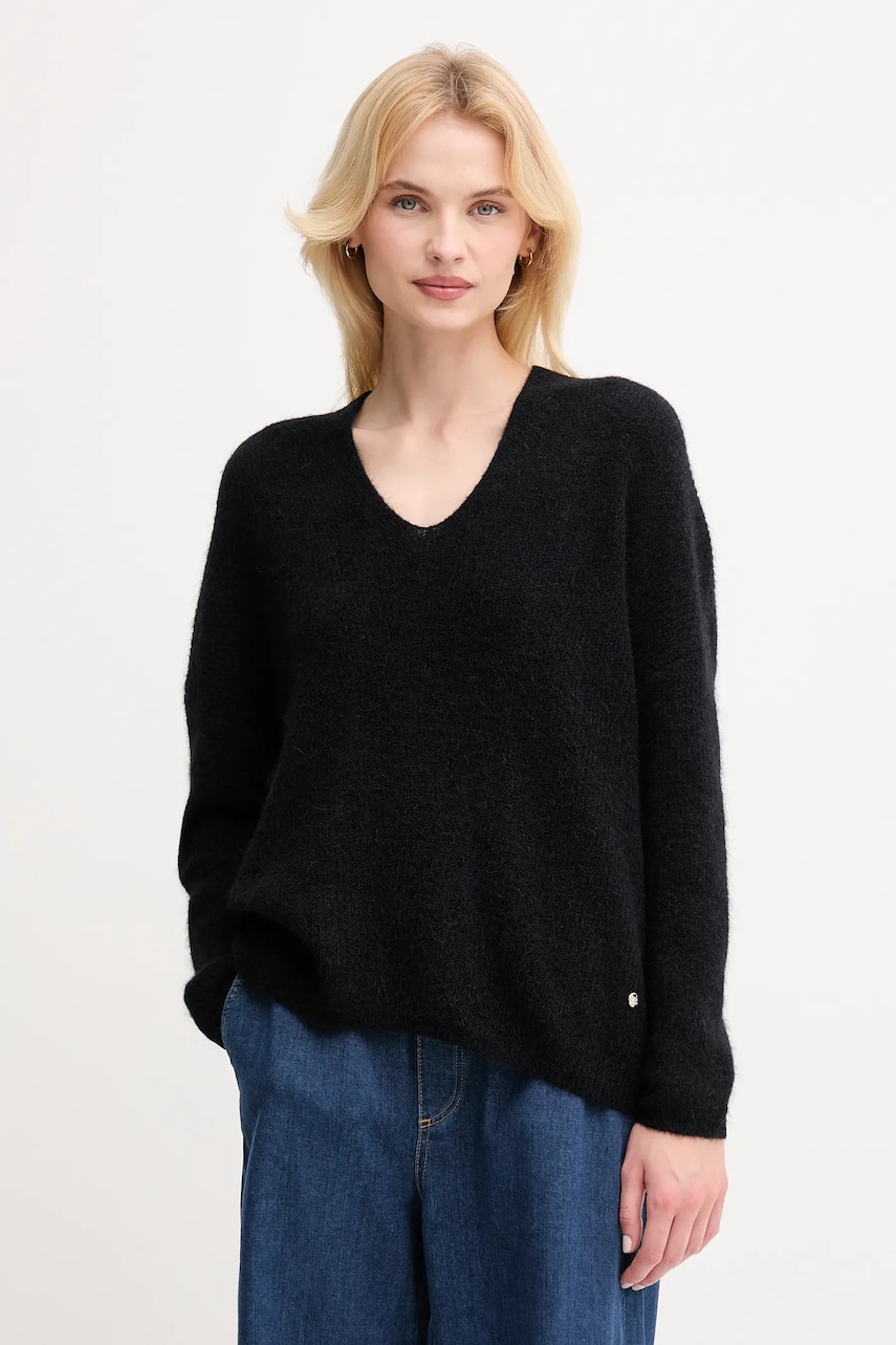 Mos Mosh pulover de lana culoarea verde